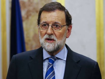 Mariano Rajoy, tras la votación de los Presupuestos Generales.