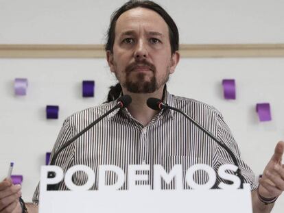 Pablo Iglesias, secretario general de Podemos.