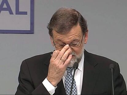 Mariano Rajoy, en la reunión del Comité Nacional del partido.