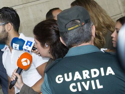 Antonio Manuel Guerrero, a su llegada el pasado día 25 a los juzgados de Sevilla.