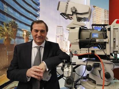 Eladio Jareño en 2015, cuando era director general de RTVE en Cataluña.