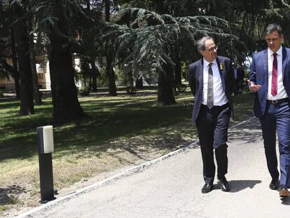 Así hemos contado en directo la reunión de Pedro Sánchez y Quim Torra en La Moncloa