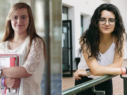 Ana Ballester y Elena Mora, las alumnas con mejor nota de selectividad.