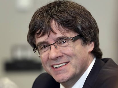 Puigdemont, el pasado 18 de abril en Berlín. En vídeo, Llarena rechaza la extradición de Puigdemont solo por malversación y cancela la euroorden .