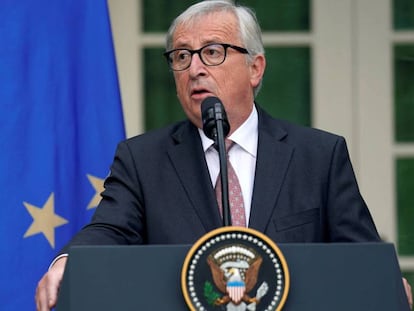 Jean-Claude Juncker, presidente de la Comisión Europea, la pasada semana. En vídeo, declaraciones de la portavoz de la Comisión Europea.