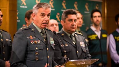 Sánchez Corbí informa en la rueda de prensa del caso de Diana Quer.