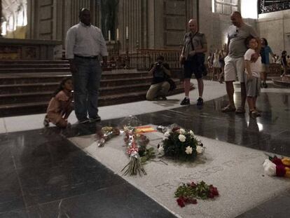 Tumba de Francisco Franco en el Valle de los Caidos.