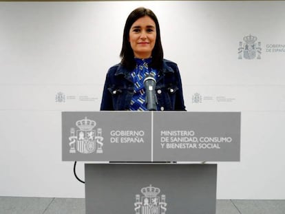 Comparecencia íntegra de la dimisión de la ministra de Sanidad, Carmen Montón.