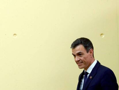 El presidente del Gobierno, Pedro Sánchez, este jueves en Salzburgo. Juanjo Martín (EFE / EP)