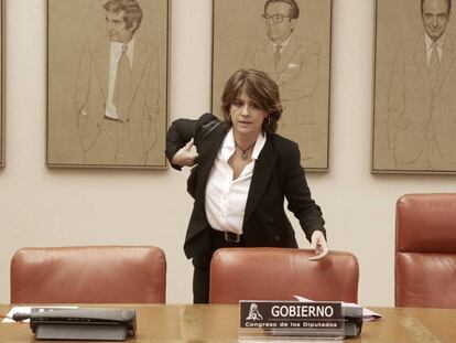 Delgado, este miércoles, en el Congreso. En vídeo, la ministra acusa a la derecha de usar a Villarejo para atacar al Gobierno
