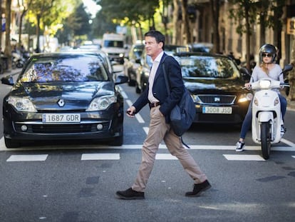 Manuel Valls, ex primer ministro francés y actual candidato a la alcaldía de Barcelona.