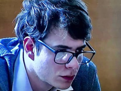 Patrick Nogueira, durante una de las sesiones del juicio.