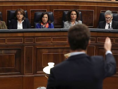 En vídeo, las palabras del presidente del Gobierno, Pedro Sánchez, a Pablo Casado durante la sesión de control al Ejecutivo.