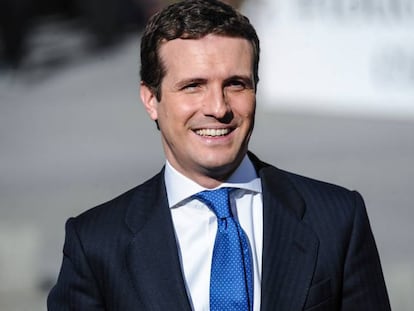 Pablo Casado en los actos de la Constitución en el Congreso. En vídeo, las declaraciones del líder del PP.