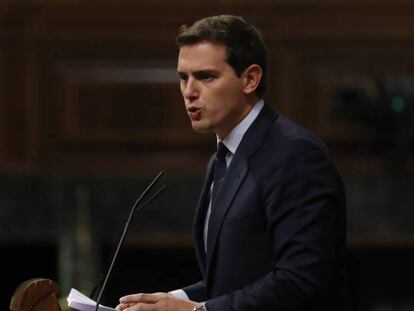 Albert Rivera, líder de Ciudadanos, en el Congreso. Declaraciones, declaraciones del diputado de Ciudadanos, Ignacio Prendes.