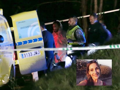 La Guardia Civil en la zona donde se ha encontrado el cadáver de Laura Luelmo. En vídeo, el cuerpo de Laura Luelmo aparece a 5 kilómetros de su casa con signos de violencia.