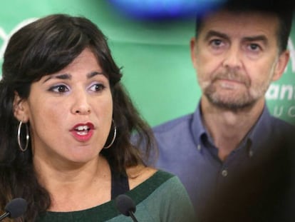 Teresa Rodríguez y Antonio Maíllo. En vídeo, declaraciones de Teresa Rodríguez.