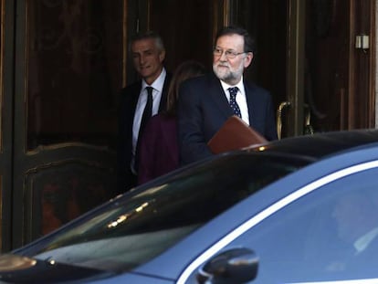 Mariano Rajoy abandona el Supremo tras su declaración. En vídeo, la declaración del expresidente.