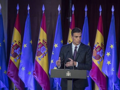 Pedro Sánchez, este martes en el Ateneo de Madrid. En vídeo, declaraciones de Sánchez.