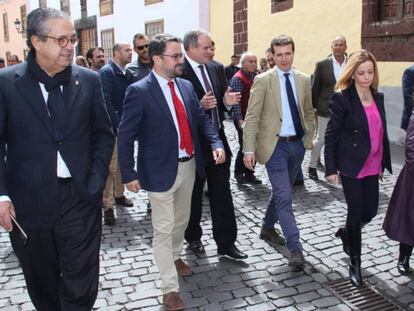 Visita de Pablo Casado a la Laguna.