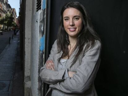 Irene Montero, número dos de Podemos, en Madrid.