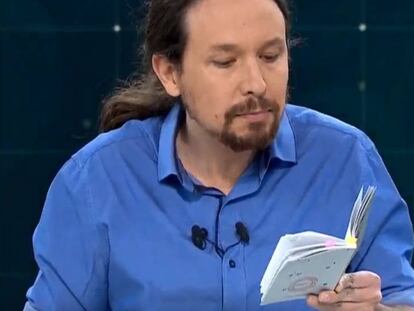 Pablo Iglesias se apoya en la Constitución para defender sus propuestas económicas