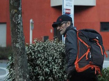 Josu Ternera, momentos antes de su detención en Sallanches, el 16 de mayo. En vídeo, perfil de Ternera.