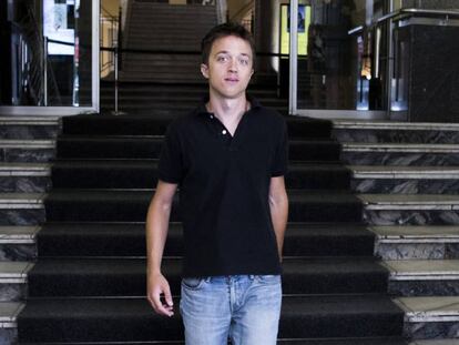 Íñigo Errejón, este jueves, en el Círculo de Bellas Artes. En vídeo, el líder de Más Madrid responde las preguntas de EL PAÍS.