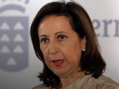 La ministra de Defensa, Margarita Robles, en una imagen tomada el pasado 21 de agosto. En vídeo, declaraciones de Robles en la Cadena SER.