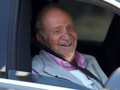 El rey Juan Carlos, tras abandonar el hospital. En vídeo, declaraciones del rey emérito.