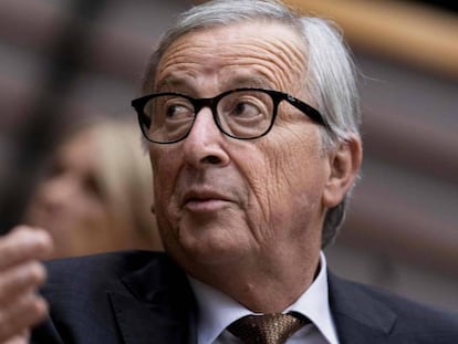 El presidente de la Comisión Europea, Jean-Claude Juncker. En vídeo, declaraciones de Mina Andreeva, portavoz jefe de la Comisión Europea.