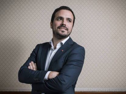 Alberto Garzón, coordinador federal de Izquierda Unida, el pasado jueves. En vídeo, entrevista al político malagueño.