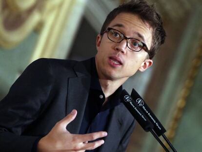 El candidato a la presidencia del Gobierno por Más País, Íñigo Errejón.