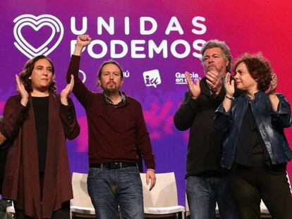 Acto de cierre de campaña de Unidas Podemos en Madrid. En vídeo, los últimos mítines de los cinco grandes partidos.