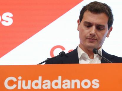 Albert Rivera anuncia su dimisión, este lunes. En vídeo, su discurso de despedida.