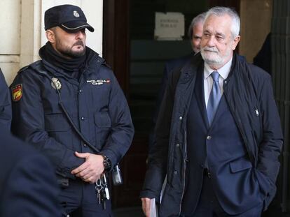 Griñan, tras recibir la sentencia. En vídeo, sentencia condenatoria de los ERE: 6 años de cárcel para Griñán y 9 de inhabilitación para Chaves.