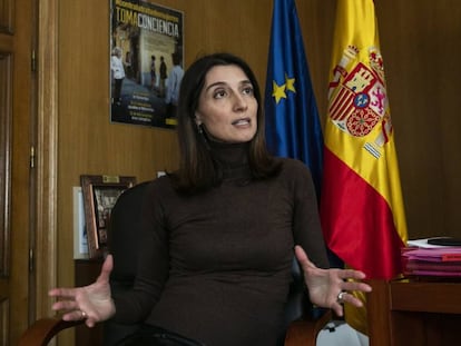 Pilar Llop, durante una entrevista con EL PAÍS, el pasado diciembre.