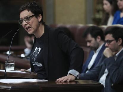 La diputada de ERC Montserrat Bassa, este martes en el Congreso.