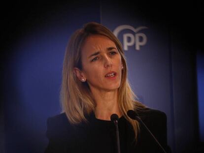 La portavoz del PP en el Congreso de los Diputados, Cayetana Álvarez de Toledo, este viernes en Barcelona.