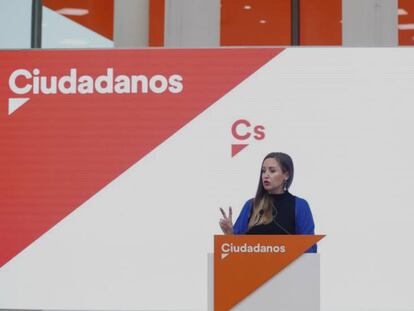 La portavoz de la gestora de Cs, Melisa Rodríguez. En vídeo, sus declaraciones.