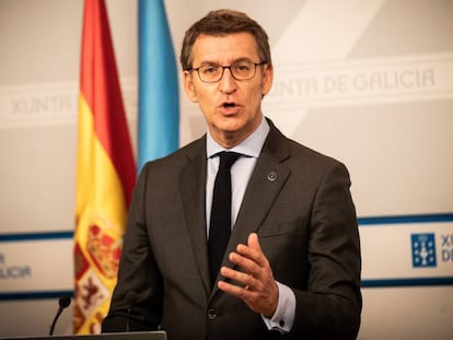 Alberto Nuñez Feijoo anuncia el adelanto electoral para el 5 de Abril.