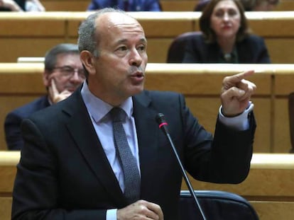 El ministro de Justicia, Juan Carlos Campo. En vídeo, sus declaraciones durante su primera comparecencia en el Congreso de los Diputados.