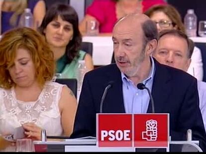Intervención de Rubalcaba