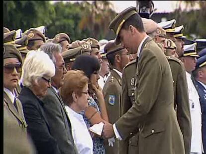 El Príncipe preside los funerales por los militares muertos en Afganistán