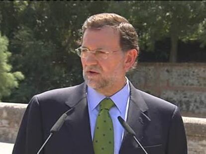 Rajoy dice que Camps ha actuado "con grandeza"