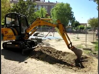 Una fosa con 250 represaliados bajo los columpios de Palencia