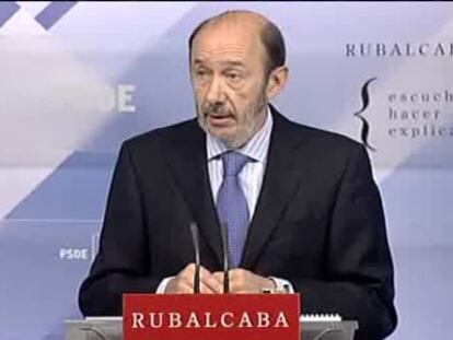 Rubalcaba insiste en que el acuerdo garantiza un margen de maniobra