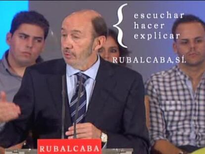 Rubalcaba exige a Rajoy que aclare los 3,5 millones de empleos