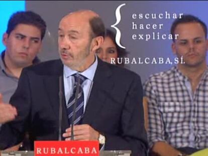 Rubalcaba exige a Rajoy que aclare los 3,5 millones de empleos