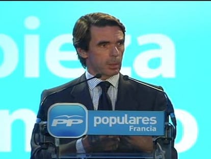 Aznar: "La herencia que vamos a recibir se resolverá con muchas decisiones"